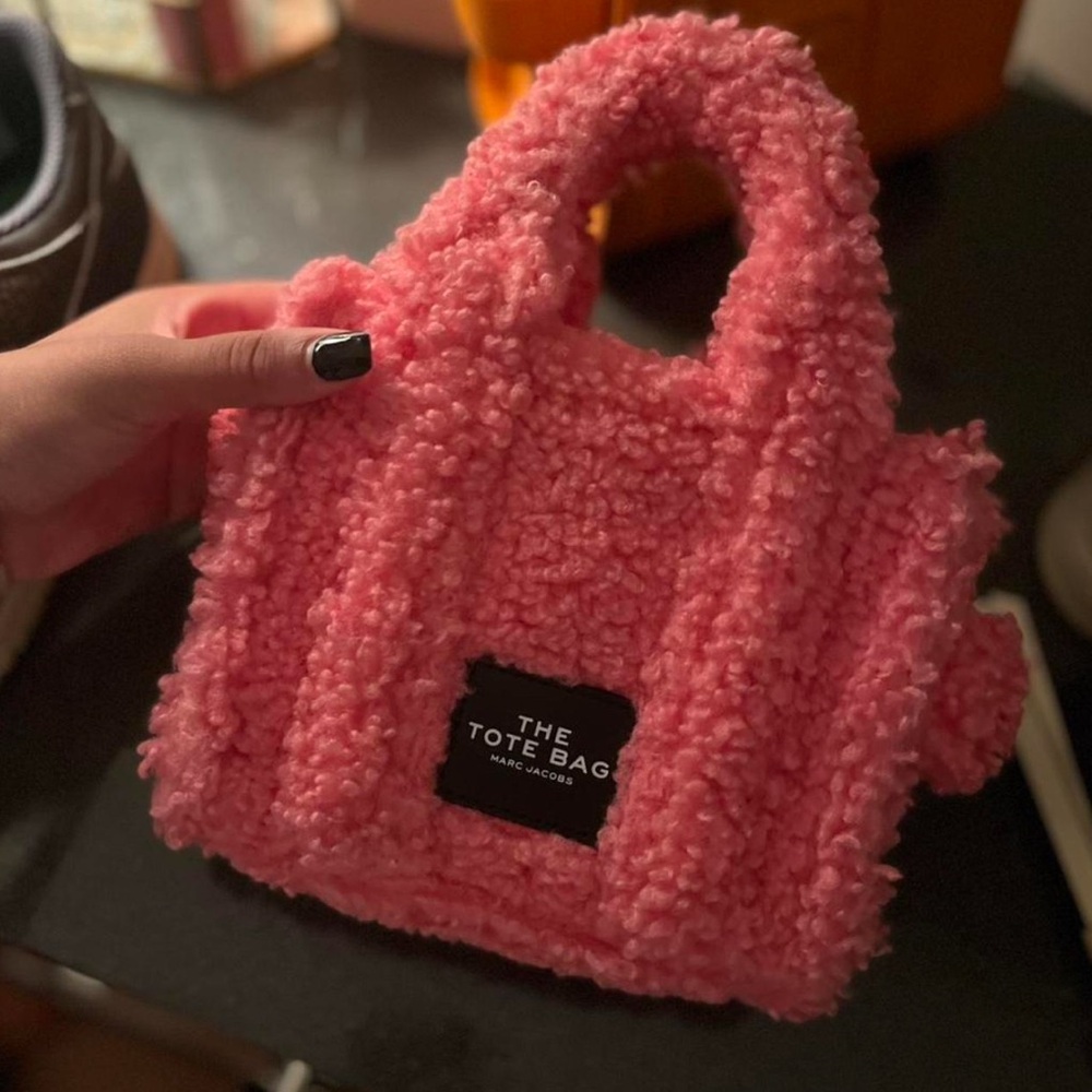 Marc Jacobs Pink Fuzzy Tote